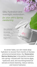 Load image into Gallery viewer, Restorative Marine Moisturizer - Hydrating Cream